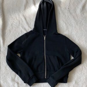 Brandy Melville Cropped Zip Up